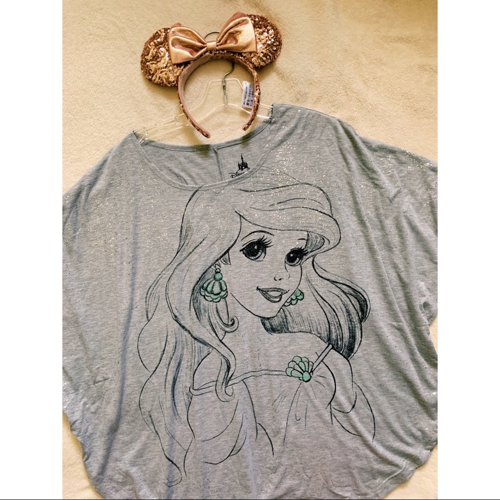 DISNEY The Little Mermaid Ariel Top NWT